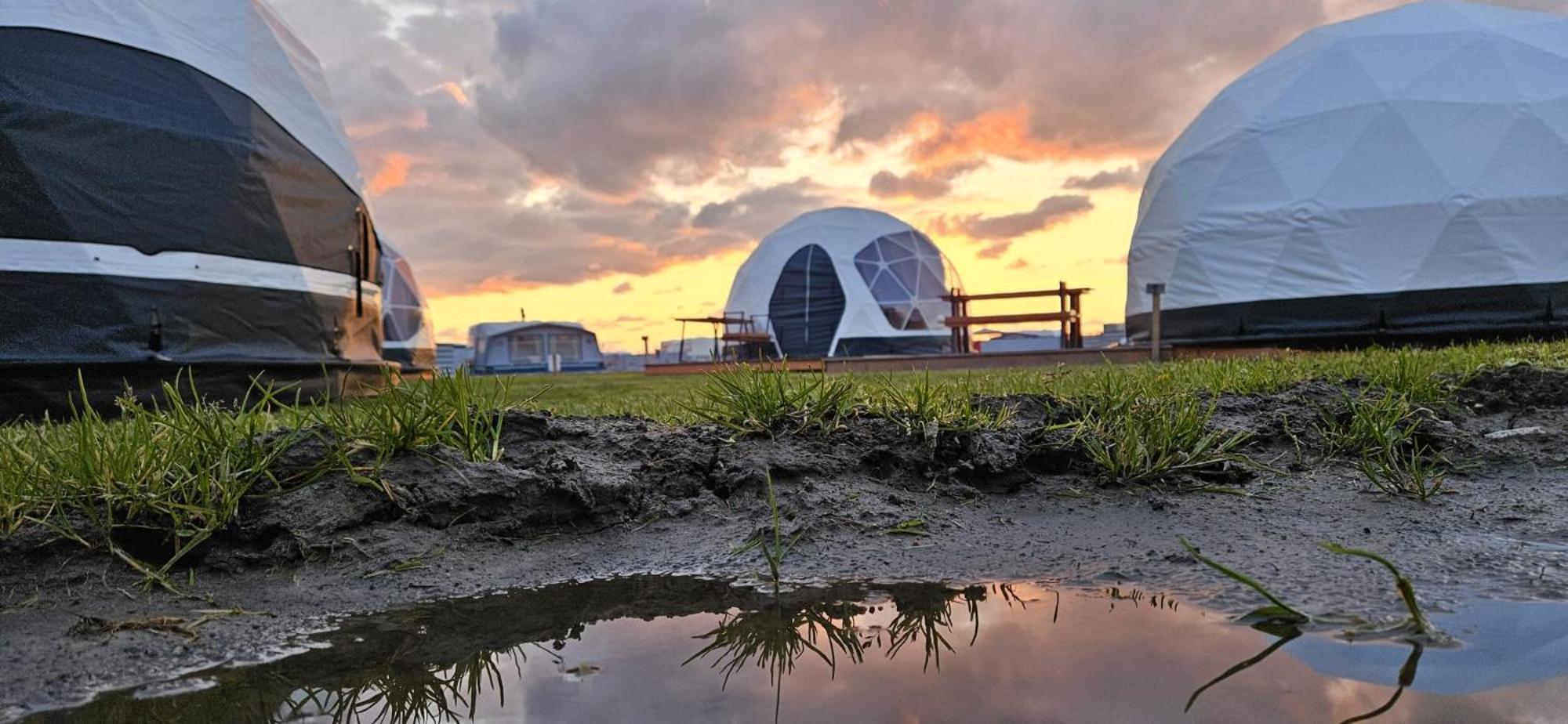 Lodge Camp Harlesiel direkt am Wattenmeer Wittmund Exterior foto